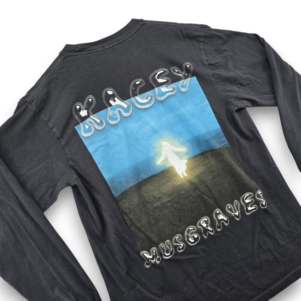 Kacey Musgraves Long Sleeve T-Shirt Mens Medium Black Cotton Graphic Tee